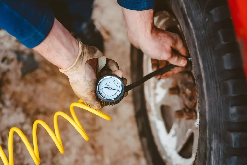 how to check nitrogen tire pressure