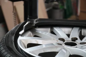 putting tire on a rim